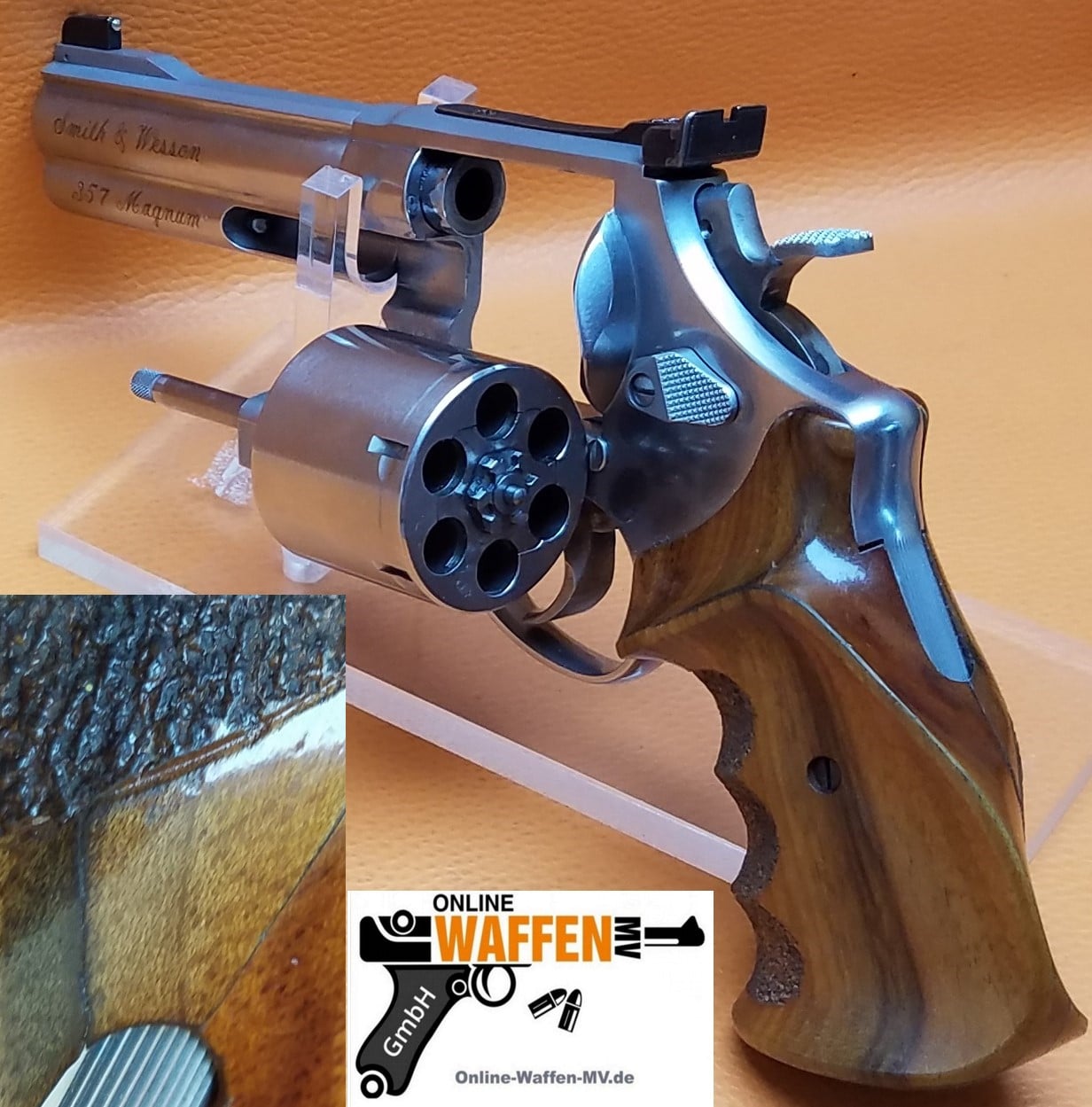 Smith & Wesson 627-1 Target Champion stainless steel