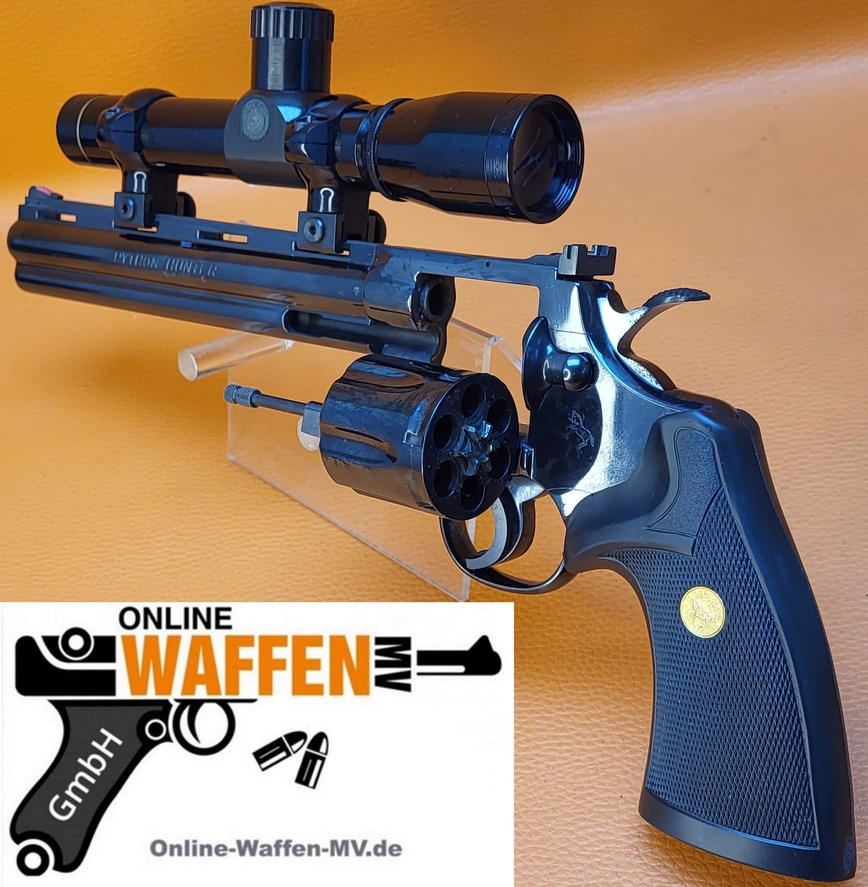 Colt PYTHON HUNTER 8″ in "Royal blue" Baujahr 1981