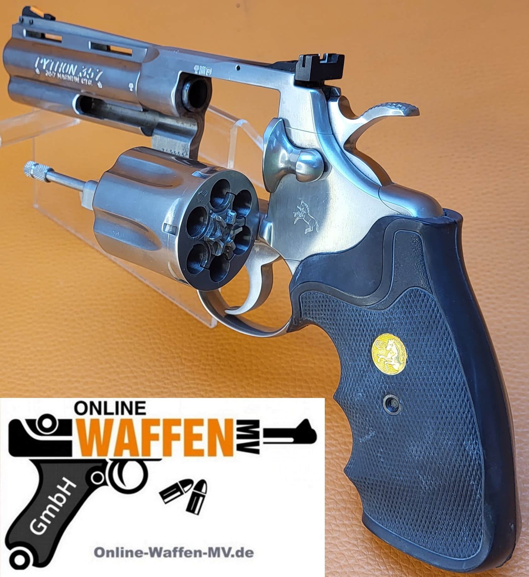 Colt Python 4″ stainless steel