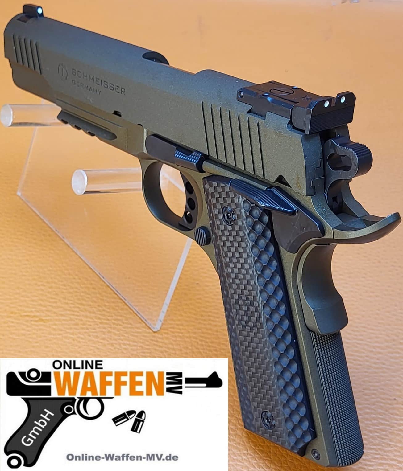 Schmeisser 1911 Hugo .45Auto in 5" bronze