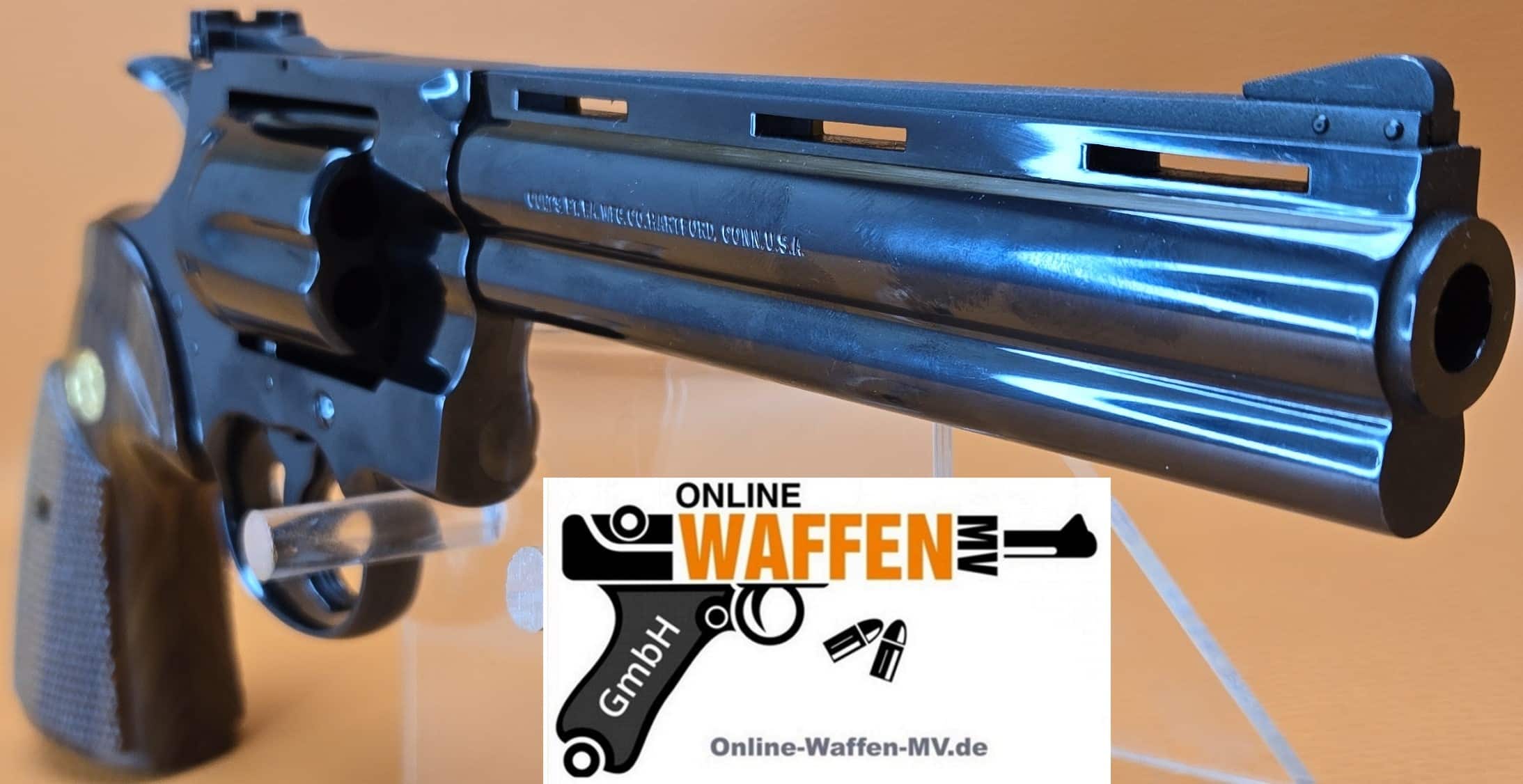 Colt Python 6″ in "Royal blue" Baujahr 1980